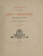 Cover of: Cartulaire dv prievre de Saint-Christophe en Halatte
