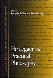 Cover of: Heidegger and Practical Philosophy (Suny Series in Contemporary Continental Philosophy)