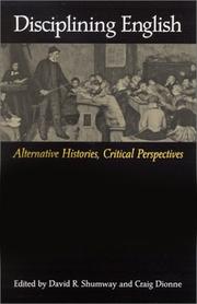 Cover of: Disciplining English: alternative histories, critical perspectives