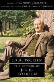 Cover of: Letters of J R R Tolkien by J.R.R. Tolkien