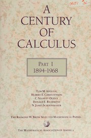 Cover of Century of Calculus, 1969-1991