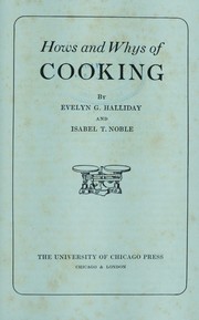 Cover of: Hows and whys of cooking