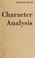 Cover of: Character-analysis
