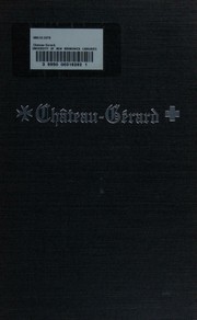 Cover of: Chateau-Gerard by Harry Holbert Turney-High, Harry Holbert Turney-High