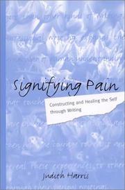 Cover of: Signifying Pain by Judith Harris