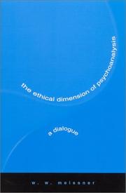 Cover of: The Ethical Dimension of Psychoanalysis: A Dialogue (Suny Series in Psychoanalysis and Culture)