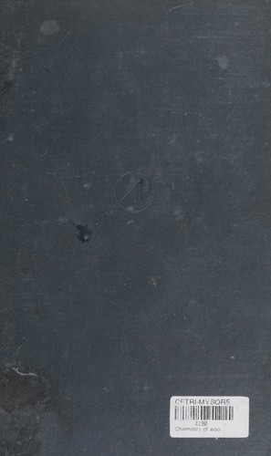 Chemistry of wood