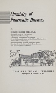 Cover of: Chemistry of pancreatic diseases by Harris Busch, Harris Busch