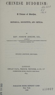 Cover of Chinese Buddhism by joseph edkins