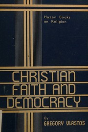 Cover of: Christian faith and democracy