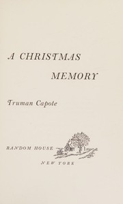 Cover of: A Christmas Memory..in a Slipcase