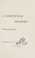 Cover of: A Christmas Memory..in a Slipcase