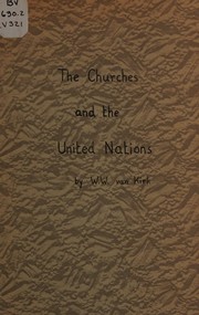 Cover of: The churches and the United Nations