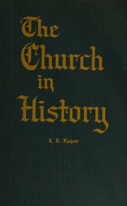 Cover of: The Church in History