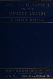 Cover of: Civic education in the United States