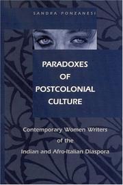 Cover of: Paradoxes of postcolonial culture by Sandra Ponzanesi