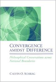 Cover of: Convergence Amidst Difference: Philosophical Conversations Across National Boundaries (Suny Series in the Philosophy of the Social Sciences)