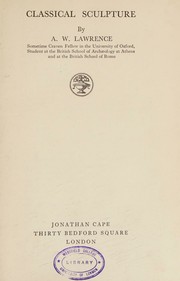 Cover of: Classical sculpture,