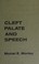 Cover of: Cleft palate and speech