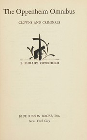 Cover of: Clowns and Criminals by Edward Phillips Oppenheim, Edward Phillips Oppenheim