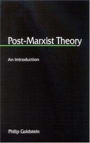 Cover of: Post-Marxist Theory by Philip Goldstein