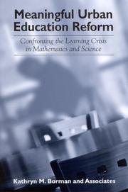 Cover of: Meaningful Urban Education Reform: Confronting The Learning Crisis In Mathematics And Science (Suny Series, Power, Social Identity, and Education)