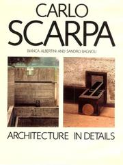 Cover of: Carlo Scarpa by Bianca Albertini