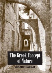 Cover of: The Greek Concept Of Nature (S U N Y Series in Ancient Greek Philosophy)