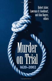 Cover of: Murder On Trial: 1620-2002