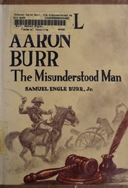 Cover of: Colonel Aaron Burr, the misunderstood man.