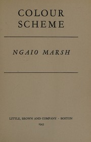 Cover of: Colour scheme by Ngaio Marsh, Ngaio Marsh