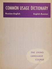 Cover of: Common usage dictionary: Russian-English, English-Russian