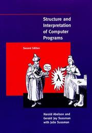 Cover of: Structure and interpretation of computer programs, second edition by Harold Abelson