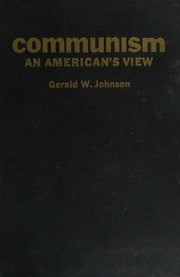 Cover of: Communism an American View