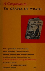 Cover of: A companion to The grapes of wrath.