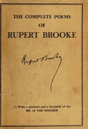 Cover of: The Complete Poems of Rupert Brooke