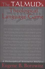 Cover of: The Talmud's theological language-game: a philosophical discourse analysis