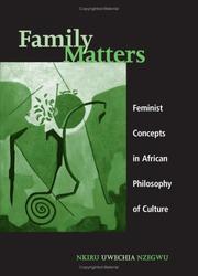 Family matters by Nkiru Nzegwu