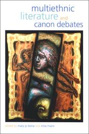 Cover of: Multiethnic literature and canon debates