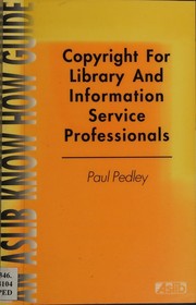 Cover of: Copyright for library and information service professionals