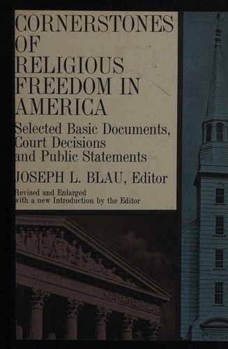 cover of Cornerstones of religious freedom in America