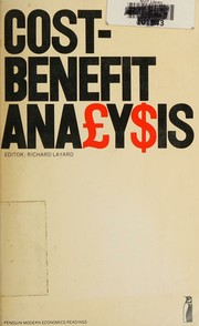 Cover of: Cost-Benefit Analysis
