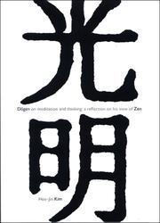 Cover of Dogen on Meditation And Thinking