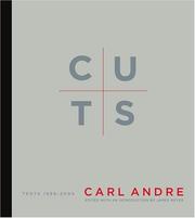 Cover of: Cuts by Carl Andre