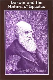 Cover of: Darwin and the nature of species