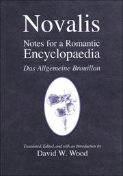Cover of: Notes for a Romantic Encyclopaedia: Das Allgemeine Brouillon (Suny Series, Intersections: Philosophy and Critical Theory)