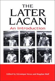 Cover of: The Later Lacan: An Introduction (Suny Series in Psychoanalysis and Culture)