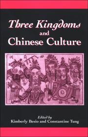 Cover of: Three Kingdoms and Chinese Culture (Suny Series in Chinese Philosophy and Culture) by 