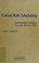 Cover of: Critical path scheduling