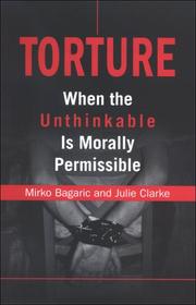 Cover of: Torture: When the Unthinkable Is Morally Permissible